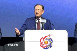 Thủ tướng Malaysia Anwar Ibrahim. (Ảnh: Viên Luyến/TTXVN)