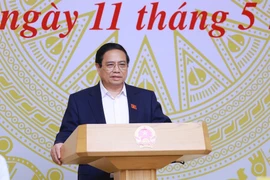 Thủ tướng Phạm Minh Chính phát biểu chỉ đạo. (Ảnh: Dương Giang/TTXVN)