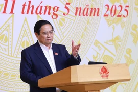 Thủ tướng Phạm Minh Chính phát biểu kết luận. (Ảnh: Dương Giang/TTXVN)