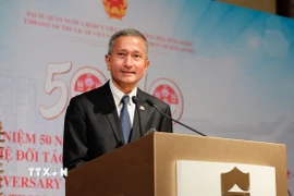 Bộ trưởng Ngoại giao Singapore Vivian Balakrishnan. (Ảnh: Lê Dương/TTXVN)