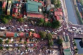 Cảnh ùn tắc tại đường Phan Trọng Tuệ. (Nguồn: Otofun)