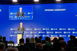 Tổng Thư ký OCDE Mathias Cormann. (Ảnh: Nguyễn Thu Hà/TTXVN)