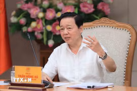 Phó Thủ tướng Trần Hồng Hà phát biểu. (Ảnh: An Đăng/TTXVN)