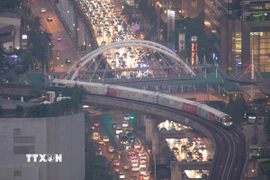 Đường phố ở Bangkok, Thái Lan. (Nguồn: THX/TTXVN)