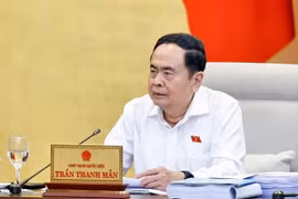 Chủ tịch Quốc hội Trần Thanh Mẫn phát biểu. (Ảnh: Doãn Tấn/TTXVN)