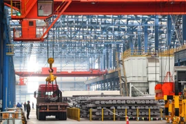 Một nhà máy sản xuất thép tại tỉnh Hà Bắc, Trung Quốc. (Ảnh: THX/TTXVN)