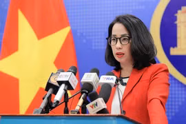 Người phát ngôn Bộ Ngoại giao Phạm Thu Hằng. (Ảnh: An Đăng/TTXVN)