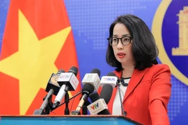 Người phát ngôn Bộ Ngoại giao Phạm Thu Hằng. (Ảnh: An Đăng/TTXVN)