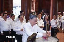 Khu di tích Kim Liên, Nam Đàn. (Ảnh: Bích Huệ/TTXVN)