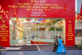 Cuộc bầu cử đại biểu Quốc hội khóa XVI và Hội đồng Nhân dân các cấp nhiệm kỳ 2026-2031 là dấu mốc đặc biệt cho một giai đoạn phát triển mới. (Ảnh: Minh Sơn/Vietnam+)