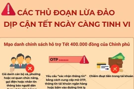 Các thủ đoạn lừa đảo dịp cận Tết ngày càng tinh vi
