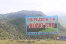 Đồng Cao - điểm săn mây thu hút du khách tại Bắc Ninh.