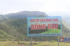 Đồng Cao - điểm săn mây thu hút du khách tại Bắc Ninh.