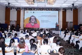 Quang cảnh phiên khai mạc diễn đàn. (Ảnh: Xuân Khu/TTXVN)