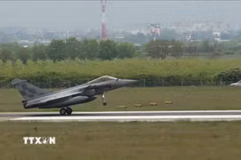 Máy bay chiến đấu Rafale. (Ảnh: AA/TTXVN)
