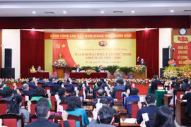 Đại hội biểu quyết thông qua danh sách nhân sự bầu Ban Chấp hành Đảng bộ Cơ quan Ban Tổ chức Trung ương nhiệm kỳ 2025-2030. (Ảnh: Phương Hoa/TTXVN)