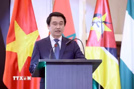 Thứ trưởng Bộ Ngoại giao Lê Anh Tuấn. (Ảnh: An Đăng/TTXVN)