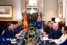 Tổng Bí thư, Chủ tịch nước Tô Lâm hội đàm chính thức với Thủ tướng New Zealand