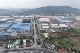 Khung công nghiệp Đông Mai ở Quảng Ninh. (Ảnh: Hoàng Hiếu/TTXVN)