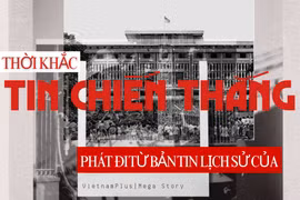 Sống lại thời khắc tin chiến thắng "rung động địa cầu" phát đi từ VNTTX trong ngày toàn thắng