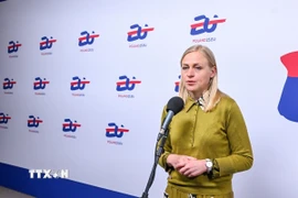 Trong bài đăng trên mạng xã hội X ngày 5/9/2025, Ngoại trưởng Phần Lan Elina Valtonen (ảnh) nhấn mạnh tiến trình do Pháp và Saudi Arabia dẫn đầu là nỗ lực quốc tế quan trọng nhất trong nhiều năm qua nhằm tạo điều kiện cho giải pháp hai nhà nước. (Nguồn: PAP/TTXVN)