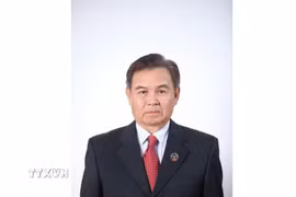 Đồng chí Saysomphone Phomvihane, Ủy viên Bộ Chính trị Trung ương Đảng, Chủ tịch Quốc hội nước Cộng hòa Dân chủ Nhân dân Lào. (Ảnh: TTXVN phát)