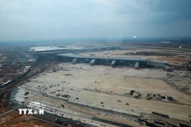 Dự án cảng hành không quốc tế Long Thành. (Ảnh: Dương Giang/TTXVN)