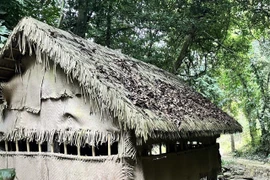 Lán Khuổi Nặm, nơi xuất bản tờ báo Việt Nam Độc lập. (Ảnh: TTXVN phát)