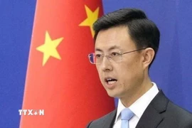 Người phát ngôn Bộ Ngoại giao Trung Quốc, ông Quách Gia Khôn. (Ảnh: Kyodo/TTXVN)