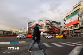 Quang cảnh thủ đô Tehran, Iran ngày 15/1/2026. (Nguồn: THX/TTXVN)