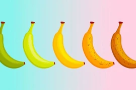 Khi một quả chuối chín dần, thành phần dinh dưỡng của nó - lượng đường, tinh bột và vitamin - cũng thay đổi. (Nguồn: Getty Images)