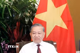 Tổng Bí thư, Chủ tịch nước Tô Lâm trả lời phỏng vấn của phóng viên Reuters bên lề Đối thoại Shangri-La lần thứ 23. (Ảnh: Thống Nhất/TTXVN)