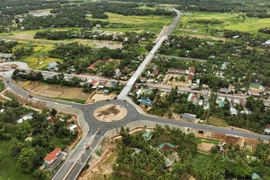 Doanh nghiệp Đan Mạnh đầu tư hơn 1290 tỷ đồng xây dựng dự án may mặc chất lượng cao tại Bình Địn. (Ảnh: Vũ Sinh/TTXVN)