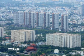 Một góc ở thành phố Thủ Đức, Thành phố Hồ Chí Minh. (Ảnh: Hồng Đạt/TTXVN)