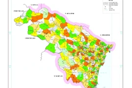 Bản đồ các đơn vị hành chính cấp xã tỉnh Thanh Hóa sau sáp nhập. (Nguồn: Sở Nội vụ Thanh Hóa)