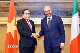 Chủ tịch Quốc hội Trần Thanh Mẫn hội đàm với Chủ tịch Hạ viện Italy