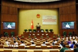 Quang cảnh hội nghị sáng 1/10. (Ảnh: Phạm Kiên/TTXVN)