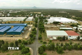 Khu công nghiệp Hòa Hiệp 1 (thuộc Khu kinh tế Nam Phú Yên). (Ảnh: Vũ Sinh/TTXVN)