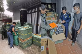 Nhiều hàng hóa vi phạm bị lực lượng chức năng phát hiện, tạm giữ. (Nguồn: Chi cục Quản lý thị trường thành phố Hà Nội)