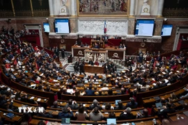 Toàn cảnh một phiên họp Quốc hội Pháp ở Paris. (Nguồn: THX/TTXVN)