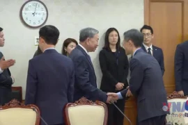 Tổng Bí thư Tô Lâm hội kiến Thủ tướng Hàn Quốc Kim Min Seok