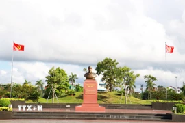 Công viên Fidel là công trình tiêu biểu mà người dân Quảng Trị tri ân Lãnh tụ Cuba, đây cũng là nơi diễn ra các hoạt động giao lưu giữa hai nước Việt Nam-Cuba. (Ảnh: Tường Vi/TTXVN)