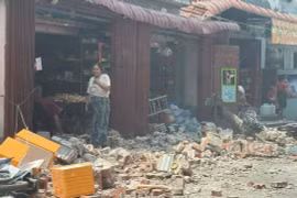 Trận động đất kinh hoàng có độ lớn 7,7 đã làm rung chuyển miền Trung Myanmar trong chiều 28/3, gây ra sự tàn phá khủng khiếp và làm rung chuyển cả khu vực Đông Nam Á. (Nguồn: Facebook)