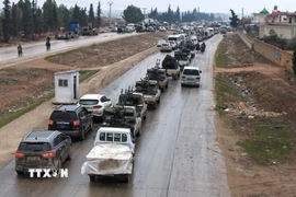 Các lực lượng quân đội Syria. (Nguồn: THX/TTXVN)