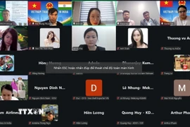 Đại diện các doanh nghiệp tham dự hội thảo. (Ảnh: Ngọc Thúy/TTXVN)