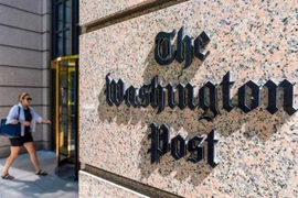 The Washington Post - thương hiệu báo chí huyền thoại gần 150 năm tuổi của Mỹ đã tiến hành đợt cắt giảm nhân sự quy mô lớn. (Nguồn: AP)