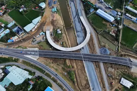 Dự án Vành đai 3 Thành phố Hồ Chí Minh. (Ảnh: Bùi Giang/TTXVN)