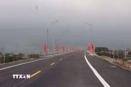 Cầu Hà Bắc 2 của tỉnh Bắc Ninh. (Ảnh: Thái Hùng/TTXVN)