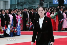 Bà Kim Yo-jong, em gái của nhà lãnh đạo Kim Jong Un. (Nguồn: Yonhap/TTXVN)