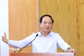 Đồng chí Trịnh Văn Quyết, Ủy viên Bộ Chính trị, Bí thư Trung ương Đảng, Trưởng Ban Tuyên giáo và Dân vận Trung ương. (Ảnh: Phương Hoa/TTXVN)